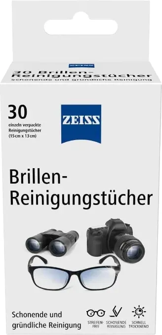 Zeiss Brillenreinigungstücher 30 Stück