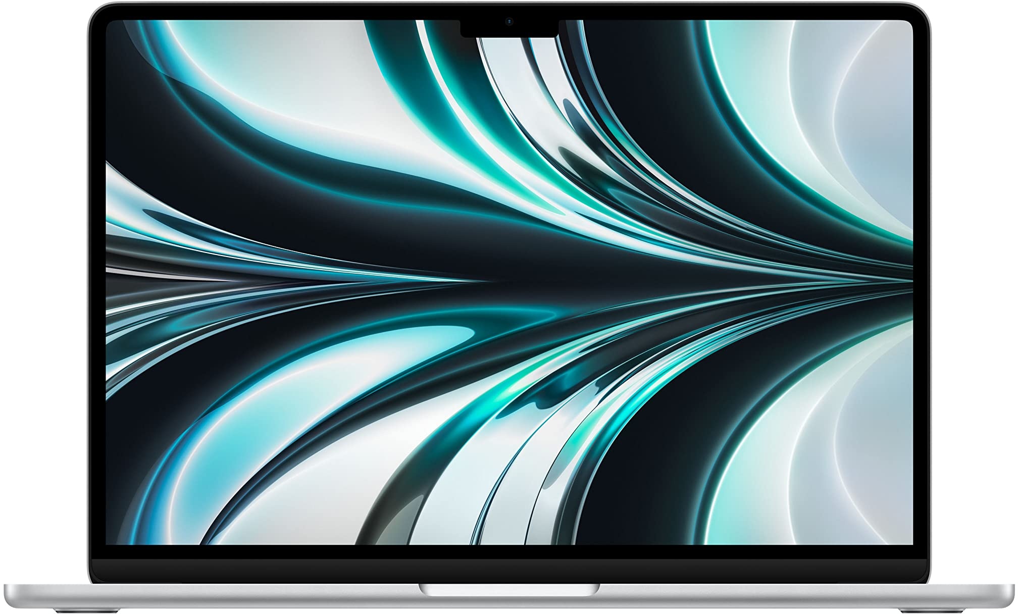 Apple 2022 MacBook Air Laptop mit M2 Chip: 13,6" Liquid Retina Display, 8GB RAM, 512 GB SSD Speicher, beleuchtete Tastatur, 1080p FaceTime HD Kamera. Kompatibel mit iPhone/iPad; Silber