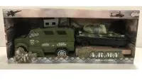 Army Vehicles - Militärfahrzeug mit Panzer - Spielset