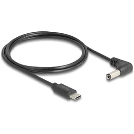 DeLock USB-C auf DC Stecker 5,5 mm 1,5 m Schwarz