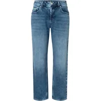 MAC Straight fit Jeans im 5-Pocket-Design, Dunkelblau, 40/30