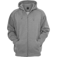 URBAN CLASSICS Zip Hoody - grau L