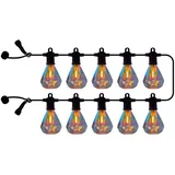 Sirius Home Lichterkette Kunststoff 3 m 10 LED schwarz