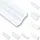 MDEKOR 100 Meter Deckenleisten Styropor XPS Stuckleisten Abschlussleiste Decke Weiss 50X50 mm Zierprofile Styroporleisten Deckenleisten Zierleisten Sparpaket NS50