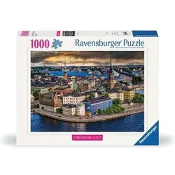 RAVENSBURGER 12000114 Puzzle 1000 Teile Stockholm, Schweden