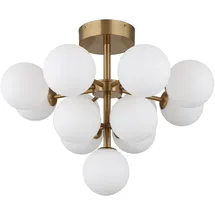 GLOBO Grappy 13x G9 rund goldfarben matt