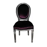 Casa Padrino Barock Esszimmer Stuhl Lila - Designer Stuhl - Luxus Qualität GH