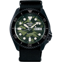 Seiko 5 Sports Automatik Street SRPJ37K1 - camouflage,schwarz - 42,5mm