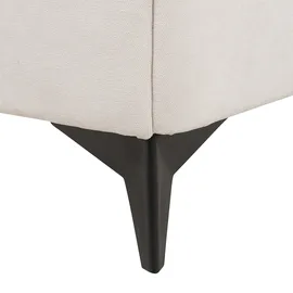 Beliani Polsterbett Beige Textil, 140x200 cm