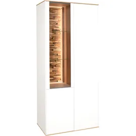 Mäusbacher Vitrine Faro 81 x 42 x 180 cm Weiß