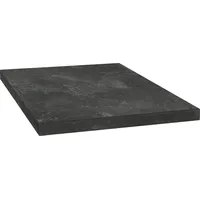 OPTIFIT Arbeitsplatte Luzern, 38 mm stark, Tiefe 60 cm, große Auswahl an Breiten schwarz 60 cm x 3,8 cm x 60 cm
