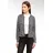 street one studio Cardigan mit allover Leoprint Schwarz 44