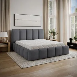petits-meubles Bett 180 x 200 cm Grau