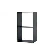 feueranker® Brennholzregal Edelstahl verschiedene Größen Schwarz