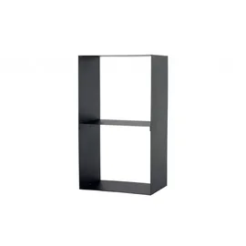 feueranker® Brennholzregal Edelstahl verschiedene Größen Schwarz
