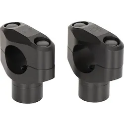 Lenkerklemmböcke 28,6 mm, Aluminium, schwarz Lenker-Zubehör