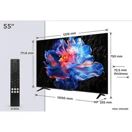 TCL 55P6K 55 Zoll 4K HDR Google TV