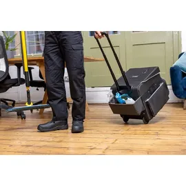 Rubbermaid Reinigungswagen Quick Cart Medium Grau