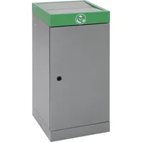 Stumpf metall Stumpf Sortssystem ProTec-Plus, graualu/6024, verzinkter Innenbehälter, 70