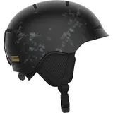 Salomon Kinder Orka Skihelm (Größe 53-56CM, schwarz)
