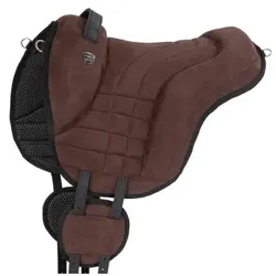 Equinate Reitpad Harper aus synthetischem Wildleder braun L