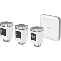 BOSCH Smart Home Controller mit 3 Thermostaten Starterset