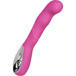 Luxuriöser G-Spot-Vibrator, 20 cm, pink | silber