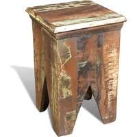 VidaXL Hocker Altholz Massivholz