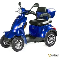 VELECO Faster Elektromobil 4-Rad Seniorenmobil 1000 W blau