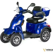 VELECO Faster Elektromobil 4-Rad Seniorenmobil 1000 W blau