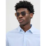 JACK & JONES Sonnenbrille »JACRYDER SUNGLASSES NOOS«, braun