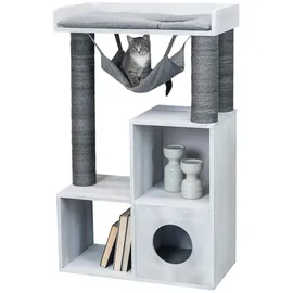 Trixie Kratzbaum mit Regalfunktion 72 x 38 x 110 cm grau