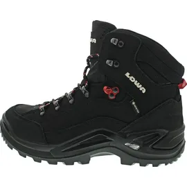 Lowa Renegade GTX Mid Herren schwarz/rubinrot 44,5