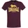 Lonsdale Herren T-Shirt Normale Passform Logo L, Vintage Oxblood