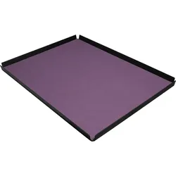 Stil Casa, Set 6 Tabletts pro Hotelzimmer, Innenraum aus Polyurethan gepaart, 51,5x39,5 cm, lila.