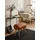 KADIMA DESIGN Sitzhocker Echtleder 45 x 53 x 40 cm Braun