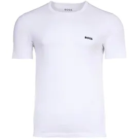 Boss Herren Classic T-Shirts Kurzarm Shirts Pure Cotton Crew-Neck 3er Pack, Farbe:Mehrfarbig, Artikel:-265 beige/White/Black, Größe:XL