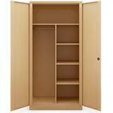 Jan Nowak Mehrzweckschrank 185 x 90 x 45 cm Beige