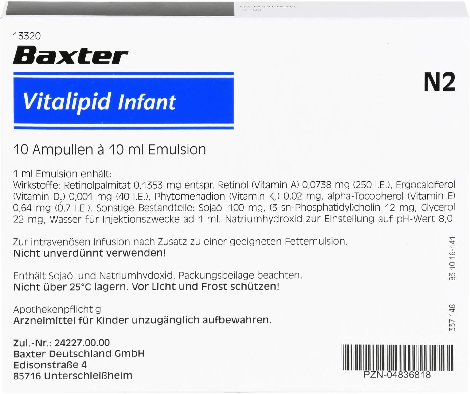 Vitalipid Infant 100 ML