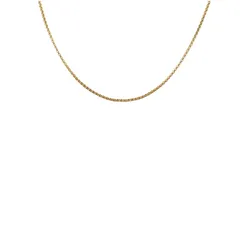 Edelstahlkette »Schmuck Geschenk, Venezianerkettengliederung, 2,0 mm breit«, Made in Germany, 73679959-80 gelbgoldfarben