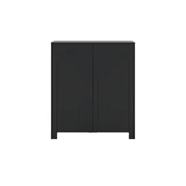 Möbel Kraft Highboard 100 x 117 x 35 cm Schwarz