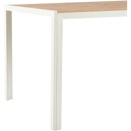 Oviala Rechteckiger Esstisch aus weißem MDF