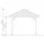 SKANHOLZ Cannes 1 2,94 x 2,94 m Nussbaum
