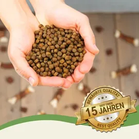 Lyra Pet 2,5 kg Lecker.Pet® Leo's Adult Geflügel & Forelle Katzenfutter Trockenfutter Vollnahrung + 2 Mäuse