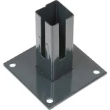 Elmar Jung Bodenplatte für Eckpfosten 60 x 60 mm Anthrazit
