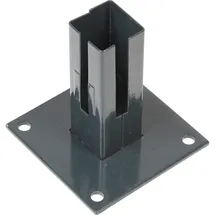 Elmar Jung Bodenplatte für Eckpfosten 60 x 60 mm Anthrazit