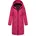 Ragwear Damen, Wintermantel Warmer wasserdichter Steppmantel lang mit abnehmbarer Kapuze Rebela YOUMODO Fuchsia Gr. M - M