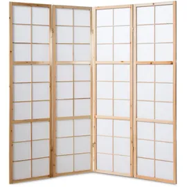 Homestyle4u Paravent Braun, Holz, 176x175x2 cm | Paravents, Paravents