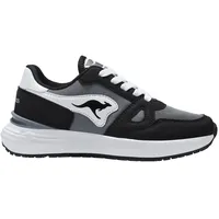 KangaROOS K-Sneak Jay Sneaker, Jet Black/Steel Grey, 40