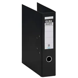 Elba Rado Plast DIN A4 80 mm Schwarz 1 St.